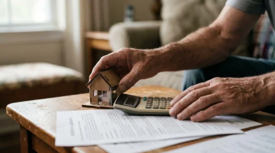 Concept financier illustrant le paradoxe entre loyer élevé et refus de prêt immobilier