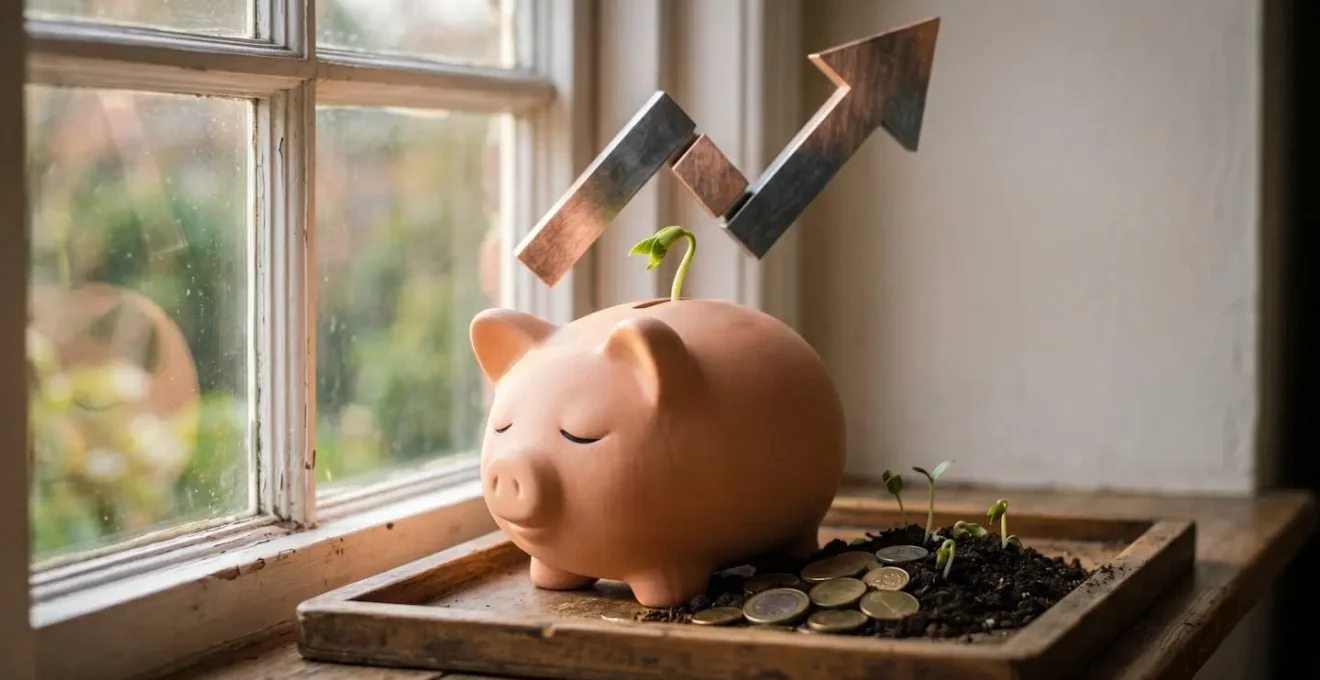 Concept visuel de réactivation financière et transition vers investissements performants