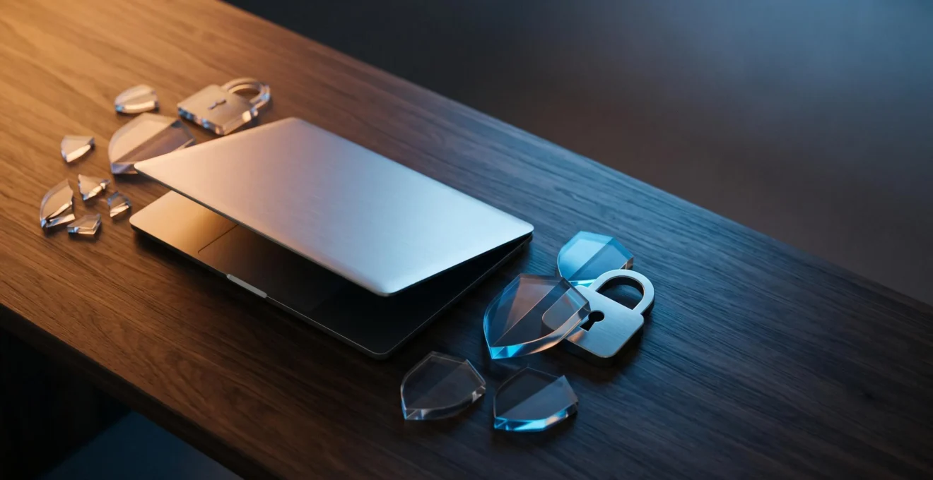 Représentation conceptuelle de la protection cyber face aux ransomwares et amendes RGPD pour les entreprises